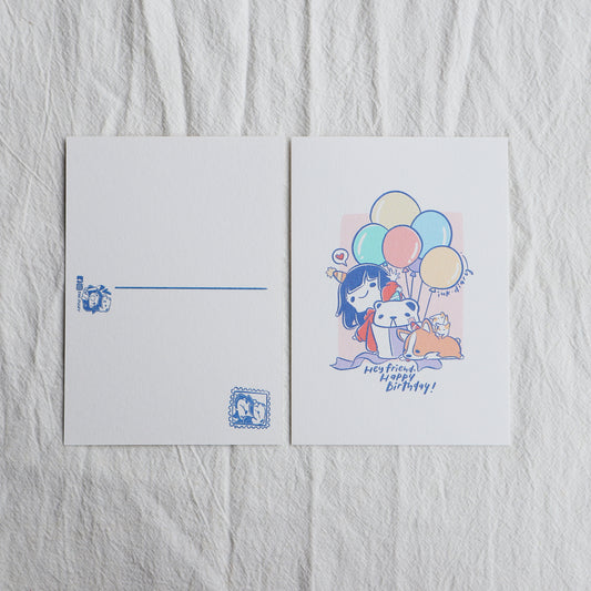 INK.DIARY Postcard - BDAY - Party