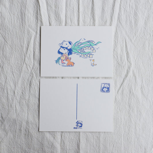 INK.DIARY Postcard - Water Lily