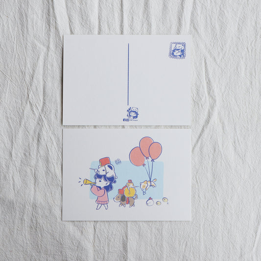 INK.DIARY Postcard - Music Party