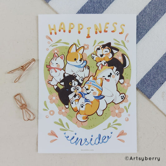 Art Print // Happiness Inside