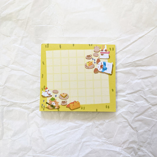 PugiBuni Picnic Memo