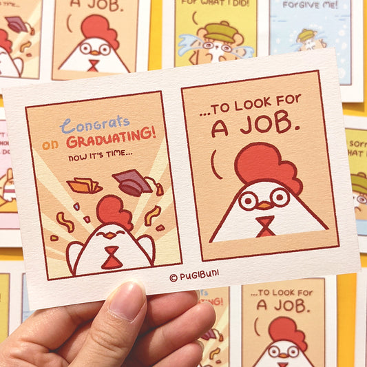 PUGIBUNI Postcard Comic Chi