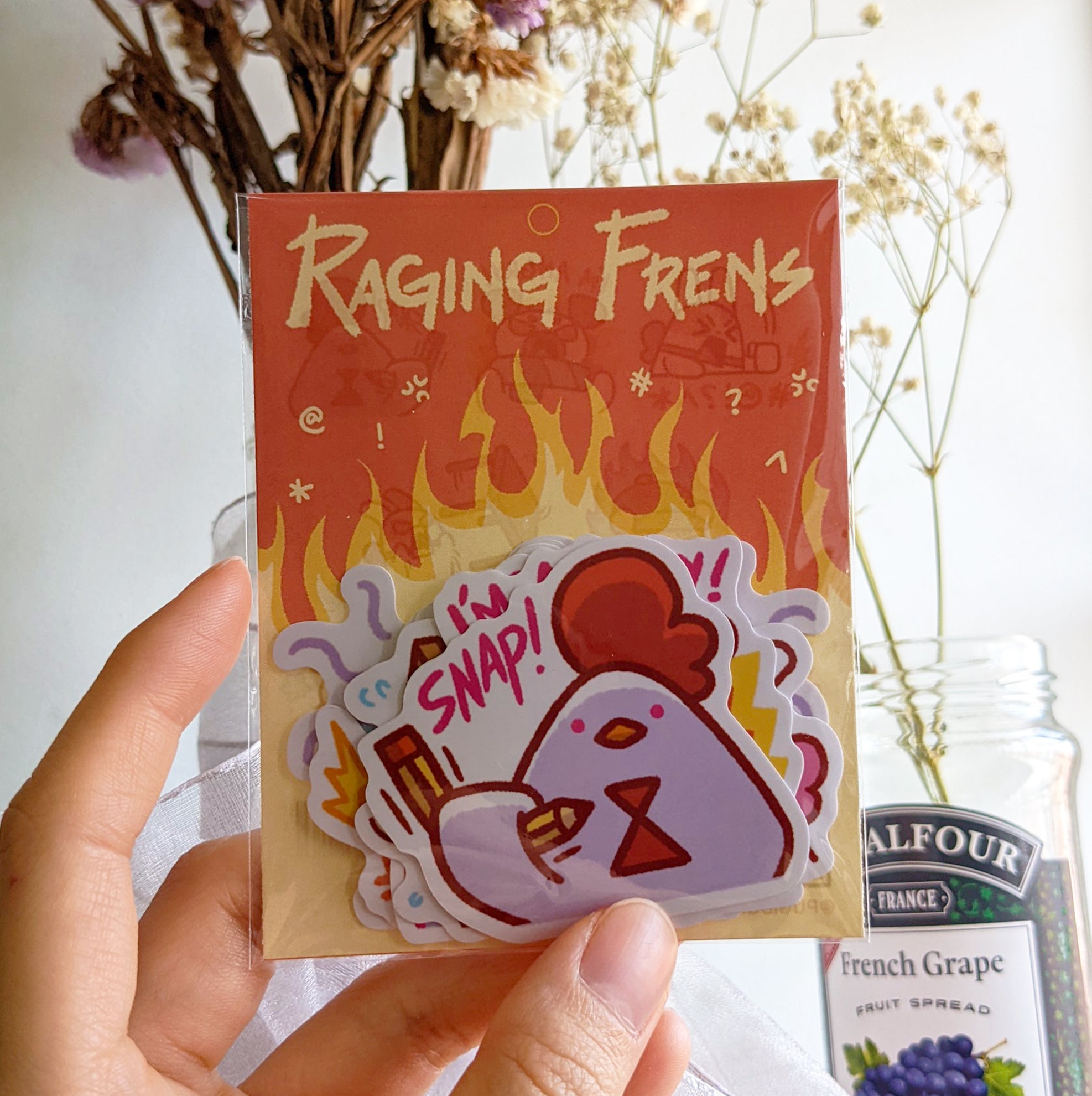 PUGIBUNI Raging Frens Sticker Pack – chub.my