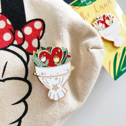 Bouquet from The Land Enamel Pin