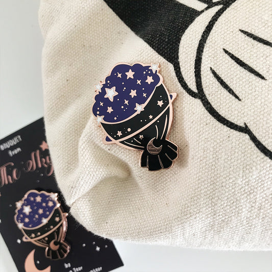 Bouquet from The Sky Enamel Pin
