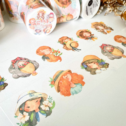 Flower Hat Washi Tape