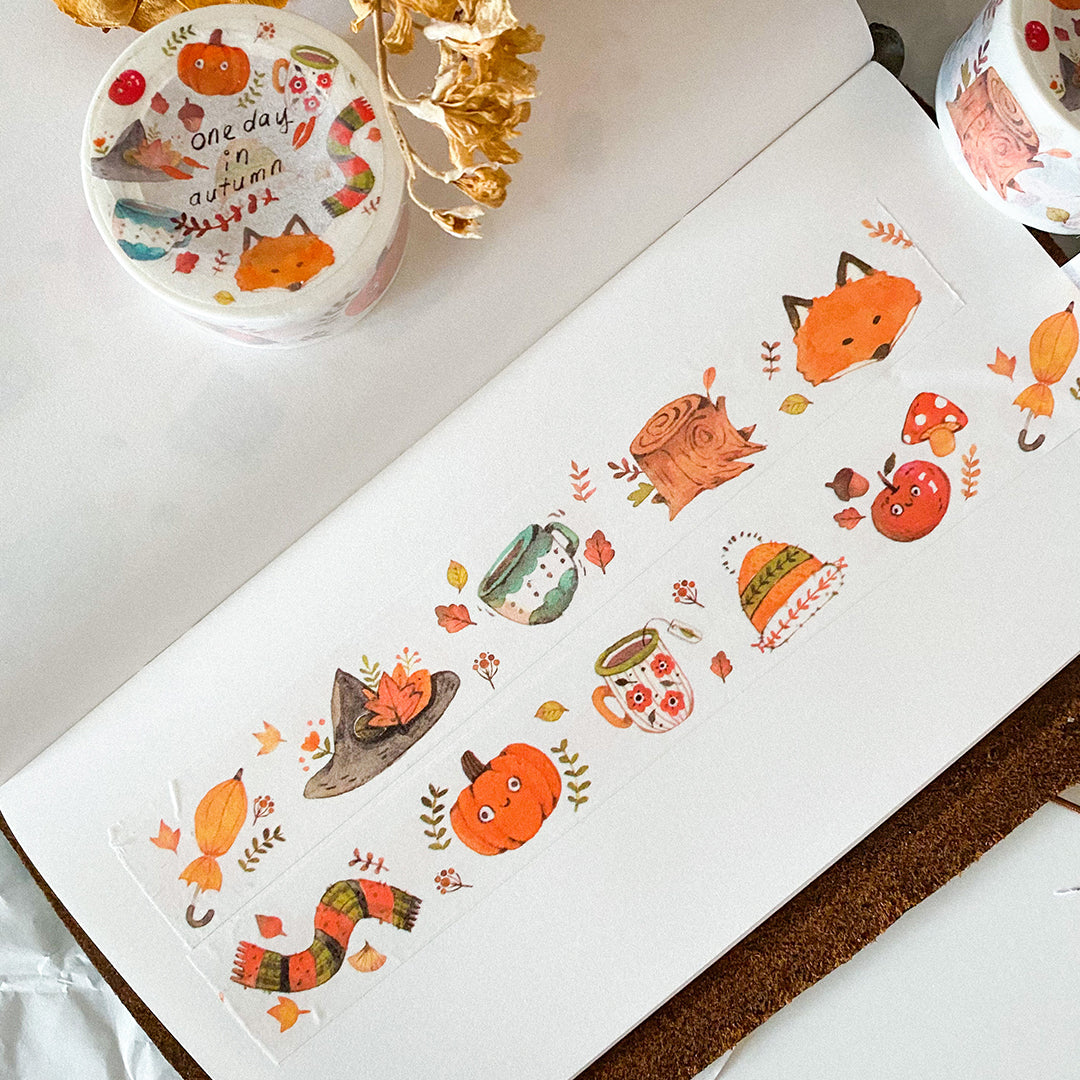 One Day in Autumn Washi Tape