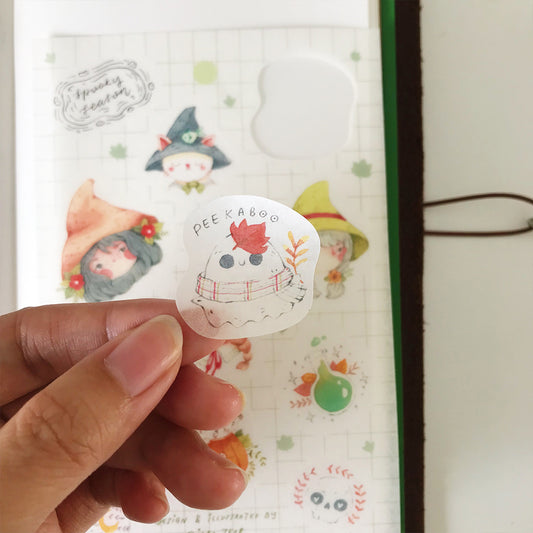 Spooky Season Washi Sticker Sheet