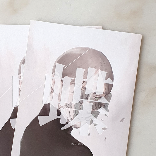 171 - Butterfly A5 Print - Deboss Effect