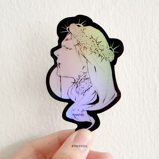 Shahmaran Waterproof Holographic Vinyl Sticker
