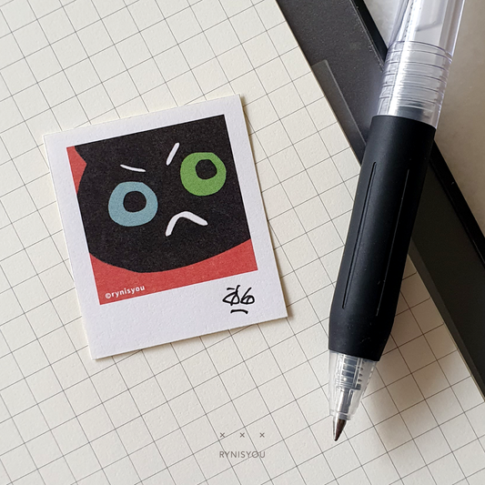 You're Too Close, Cat mini Polaroid Sticker Set