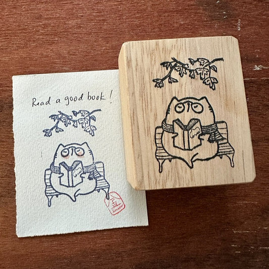 Catdoo rubber stamp - Read a good book (CD3691330)