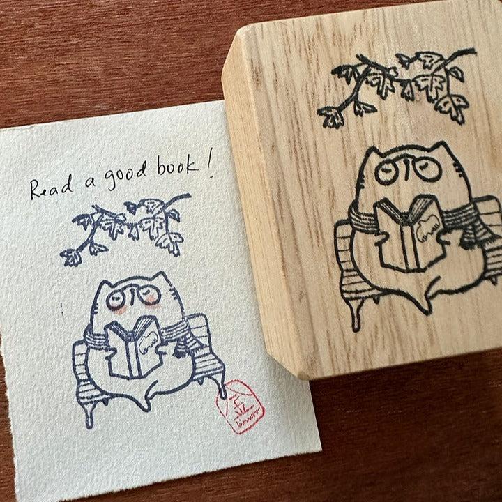 Catdoo rubber stamp - Read a good book (CD3691330)