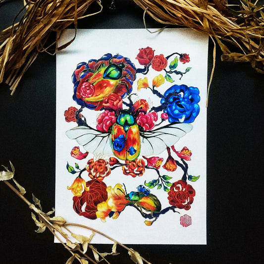 CHROMAVASA A4 Art Print