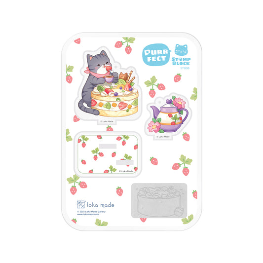 Purrfect Stamp Block | Itadaki-meows