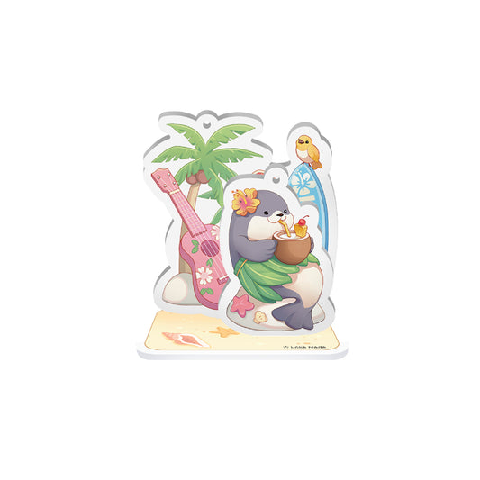 Purrfect Stamp Block | Tropical Tails