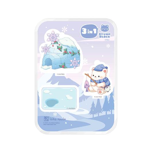 Purrfect Stamp Block | Catch of the Day