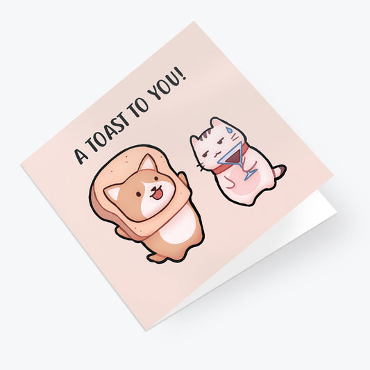 Salt x Paper Greeting Card - A Toast to You!