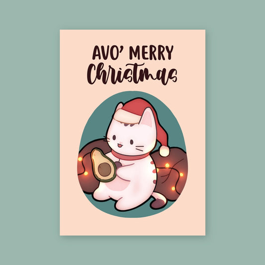Salt x Paper Greeting Card - Avo' Merry Christmas