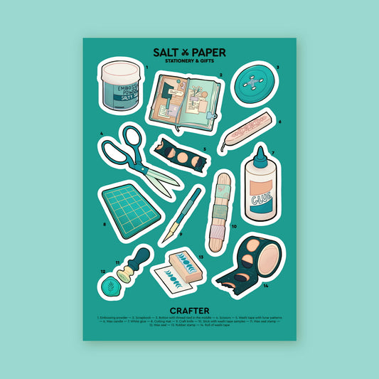 Salt x Paper Sticker - Crafter