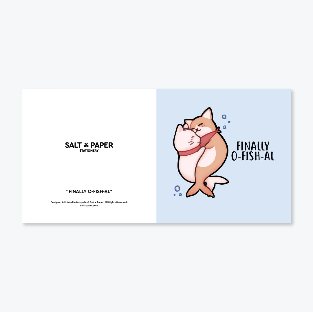 Salt x Paper Greeting Card - O Fish-al