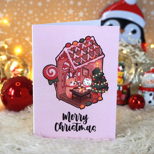Salt x Paper Greeting Card - Gingerbread House