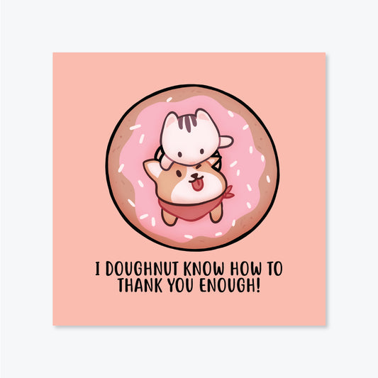 Salt x Paper Greeting Card - Doughnut Know