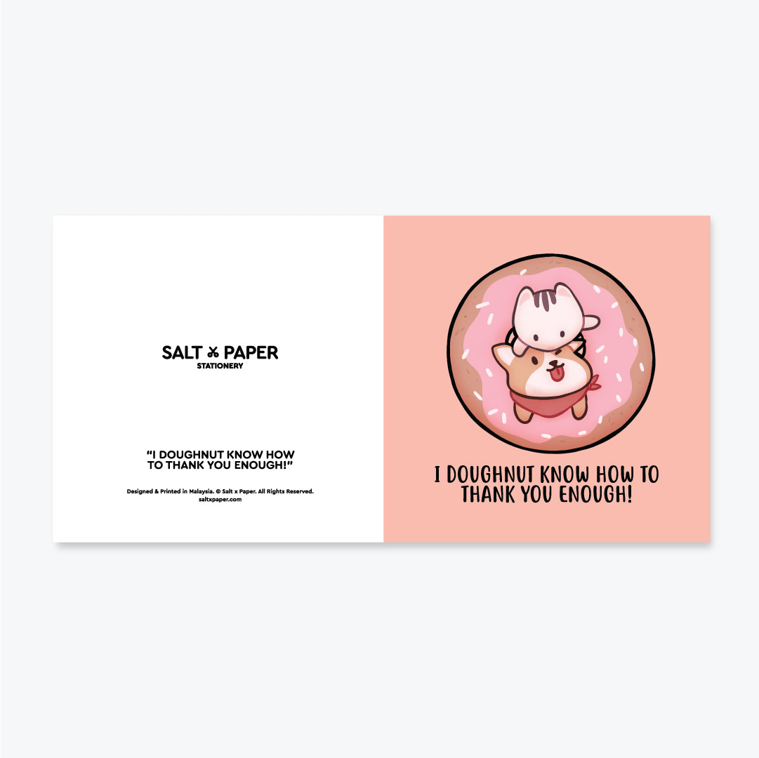 Salt x Paper Greeting Card - Doughnut Know