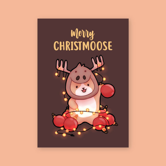 Salt x Paper Greeting Card - Merry Christmasmoose