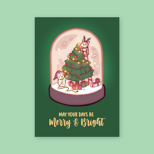 Salt x Paper Greeting Card - Merry & Bright