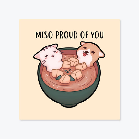 Salt x Paper Greeting Card - Miso Proud
