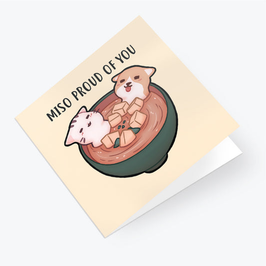Salt x Paper Greeting Card - Miso Proud