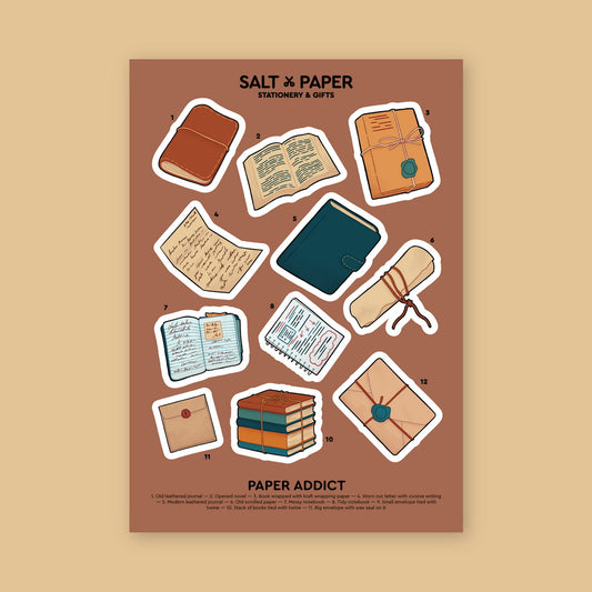 Salt x Paper Sticker - Paper Addict