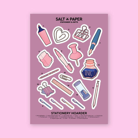 Salt x Paper Sticker - Stationery Hoarder