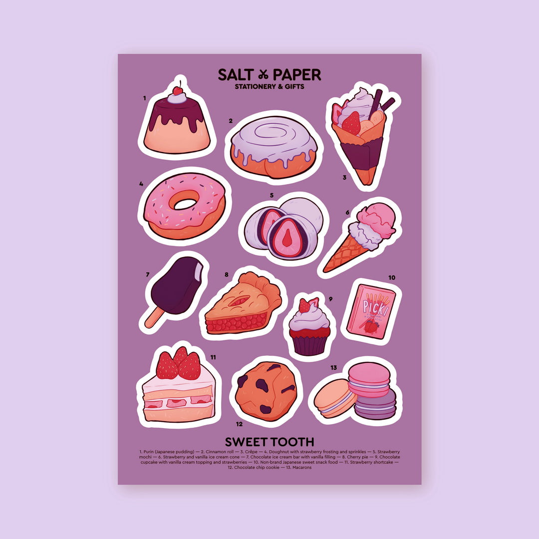 Salt x Paper Sticker - Sweet Tooth – chub.my