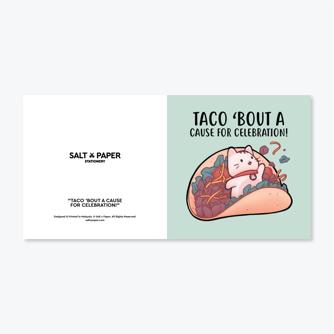 Salt x Paper Greeting Card - Taco Bout