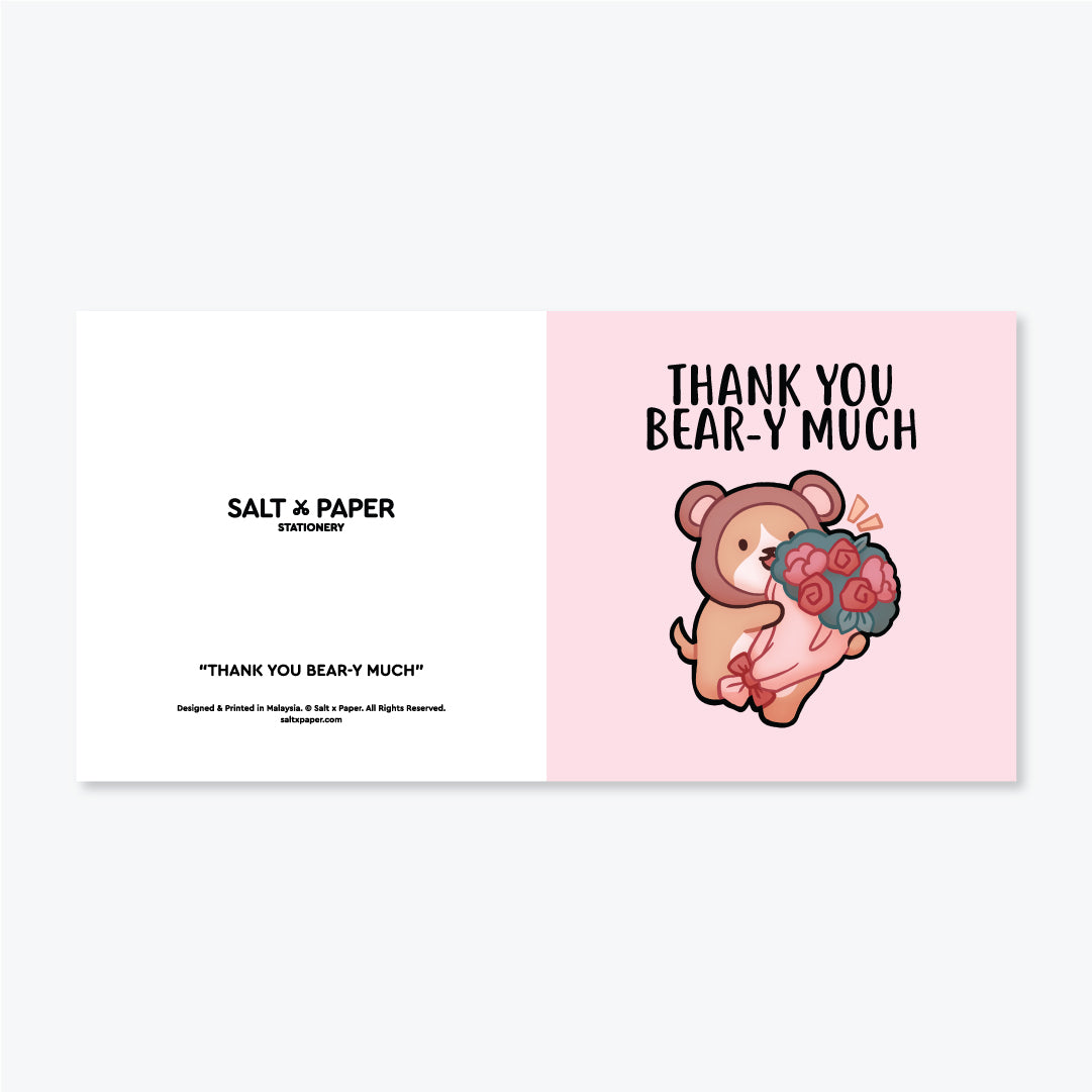 Salt x Paper Greeting Card - Bear-y Much