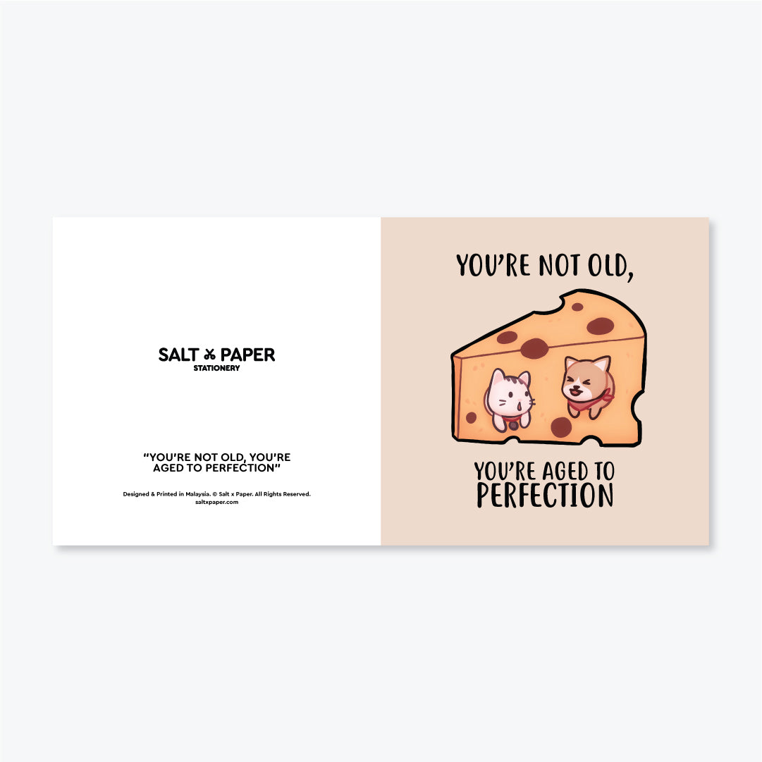 Salt x Paper Greeting Card - You're Not Old