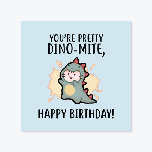 Salt x Paper Greeting Card - Dino-mite