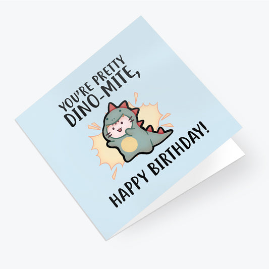 Salt x Paper Greeting Card - Dino-mite
