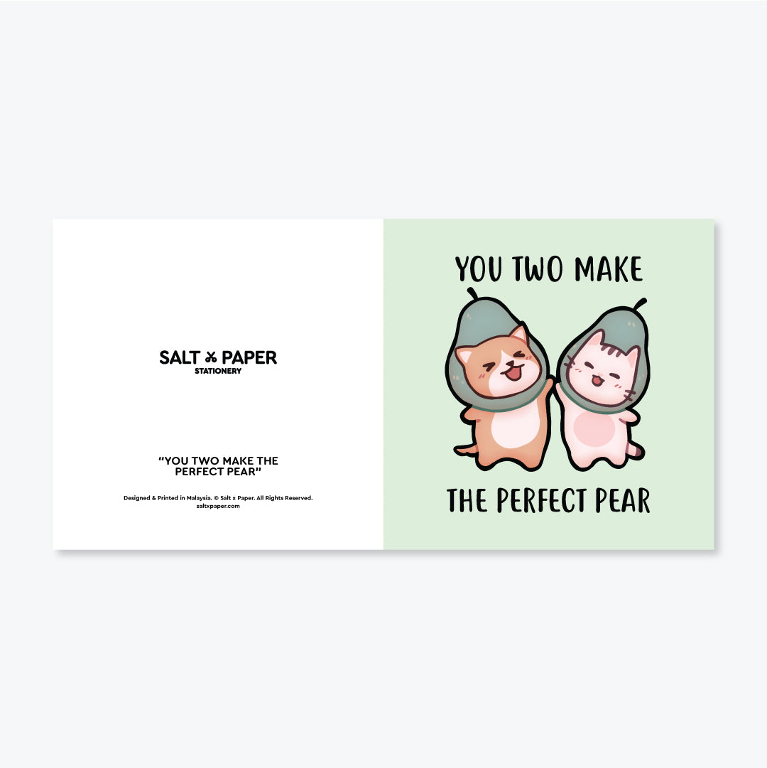 Salt x Paper Greeting Card - Perfect Pair