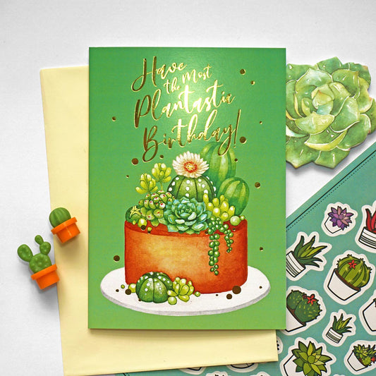 Salt x Paper Greeting Card - Birthday - Plantastic