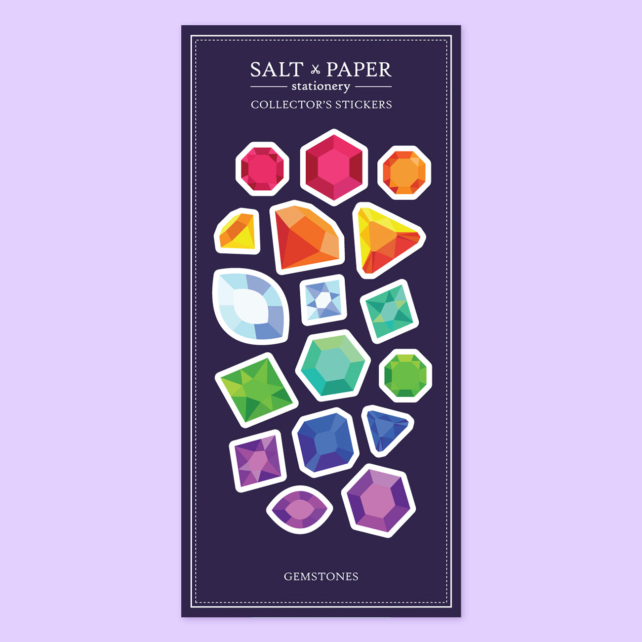 Salt x Paper Sticker - Gemstones