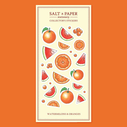 Salt x Paper Sticker - Watermelon & Oranges