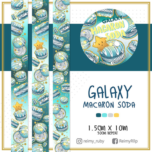 15mm Gold Foil Washi Season 1 - MACARON SODA