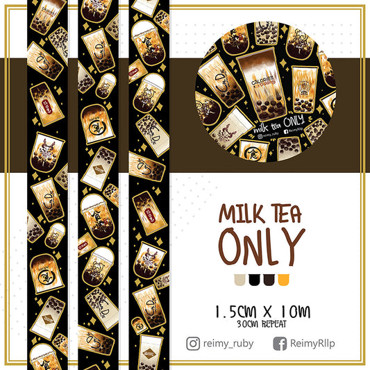 15mm Gold Foil Washi Season 1 - MILK TEA ONLY