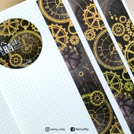 20mm Gold Foil Washi Season 3 - TIME