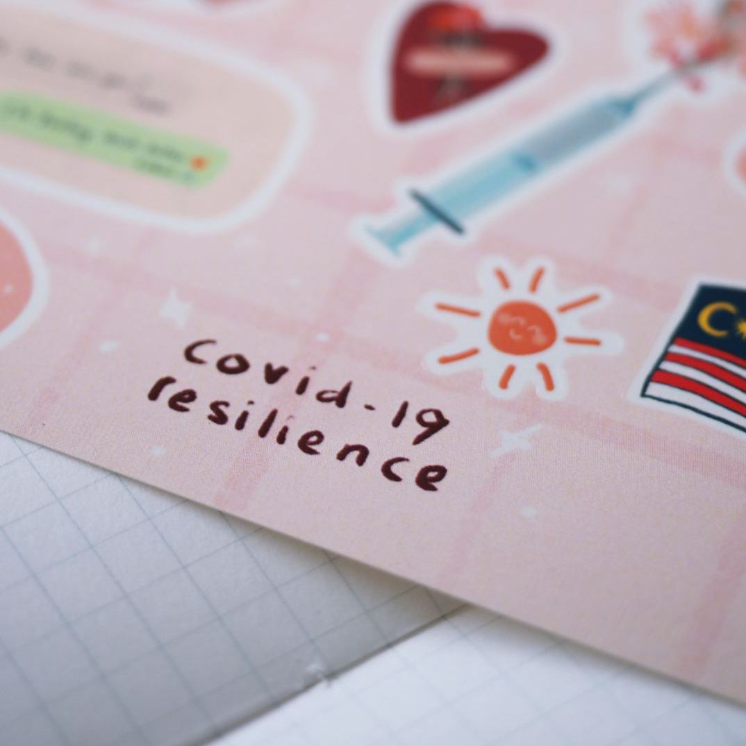 Covid Resilience | A6 sticker