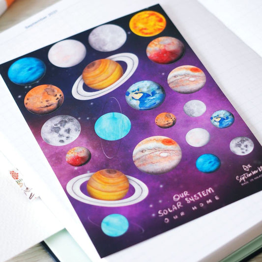 Solar System | A6 sticker