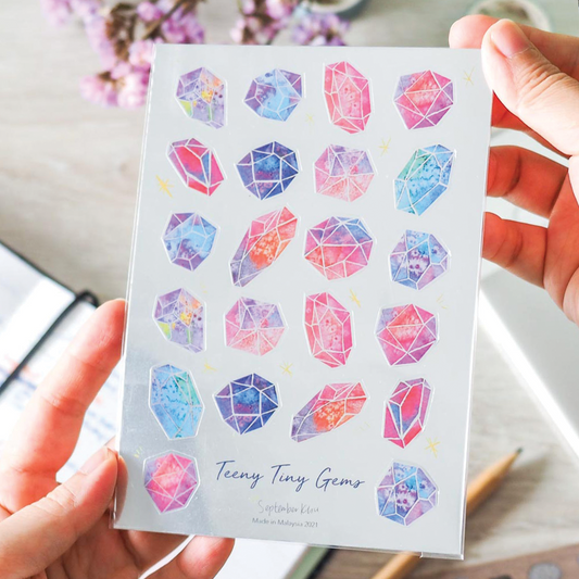 Teeny Tiny Gems Sticker (metallic)
